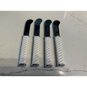 Nilsjohan Zig Zag Cheese/Butter Spreader Set Of 4